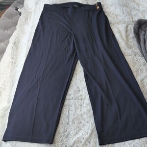 Rugby Ralph Lauren Dark Blue Wide-Leg Pants